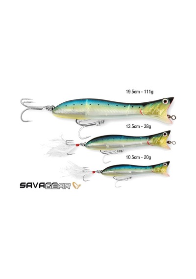Savage Gear Panic Popper 13.5Cm 38G Suni Yem Sandeel