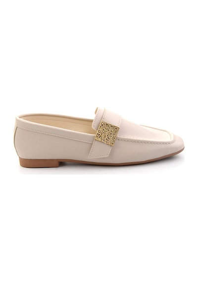 Bej Kadın Loafer Ayakkabı K01879251409