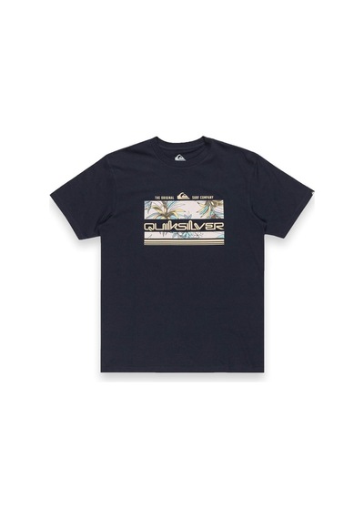 Quiksilver Eqyzt07679 Tropical Rainbow Ss Mavi Erkek T-shirt Mavi
