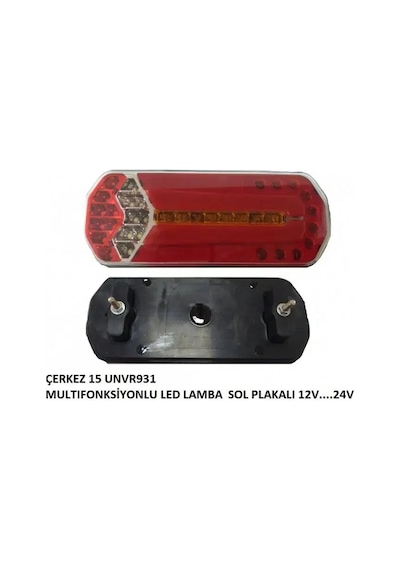 Multifonksiyonlu Römork / Karavan / Kamyon Dorse Neon Led Stop Lambası (2 Adet)