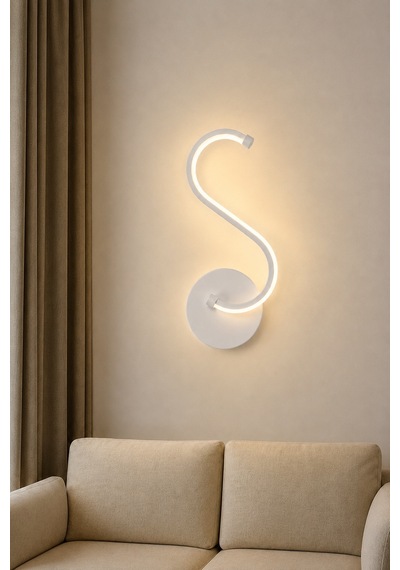 AvizeGO Simon Modern Led Duvar Apliği Günışığı Beyaz