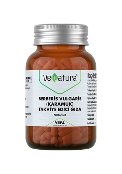 Venatura Berberis Vulgaris Karamuk Takviye Edici Gıda 60 Kapsül