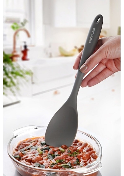 Neoflam Silikon Derin Spatula Gri Gri