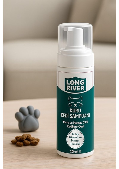 Longrıver Kuru Kedi Şampuanı - Nemlendirici Ve Tüy Bakımı