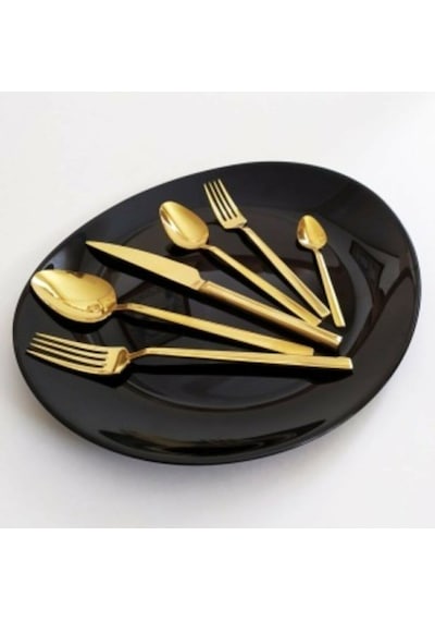 Stayle Titanyum Gold 6 Adet Yemek  Kaşık