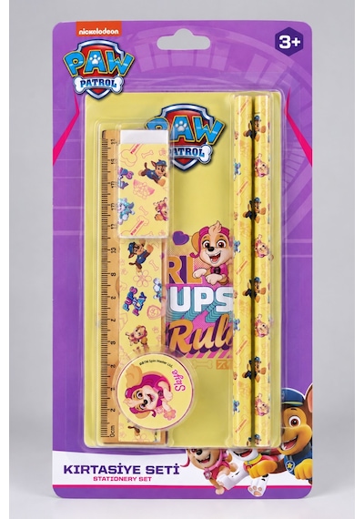 X Dekomus Lisanslı Paw Patrol Pink Paws Collection 6'lı Kırtasiye Seti Not Defteri,2 Adet Kurşun Kalem,cetvel,silgi,kalemtraş Diğer