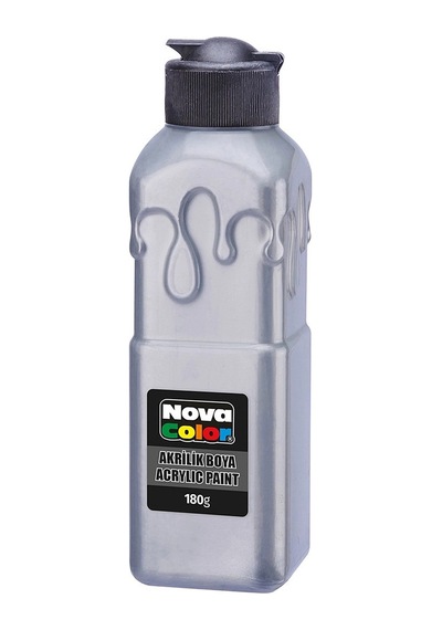 Nova Color Akrilik 180 Gr Gri Çok Renkli