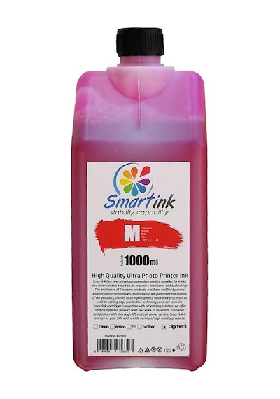 Smartink HP Uyumlu Pigment Mürekkep 1 L Kırmızı (H971P-H973P-H