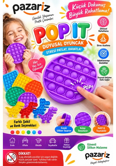 Pop It Tek Renk Özel Pop Duyusal Oyuncak Bubble Fidget Stres Oyuncağı Silikon Popit Zihinsel Rahatlama Eğlence Oyuncağı Renkli Fidget Oyuncak Çocuk Ve Yetişkinler İçin Eğlenceli Oyuncak