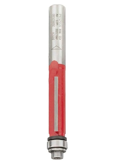 Bosch Expert Serisi Laminant İçin Çift Oluklu Sert Metal Altta Bilya Yataklı Freze Ucu 8 x 9.5 x 71.5 MM 2608629380