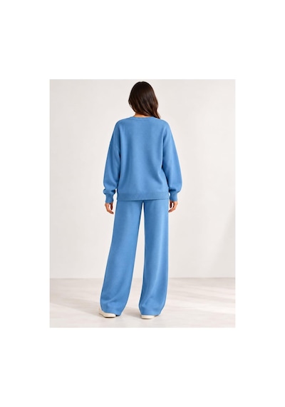 Velora Grup Triko 2'li Takım Oversize Mavi - 938221605 Mavi