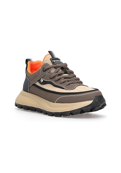 Guja 25k501-1 Erkek Hakiki Deri Sneaker Kahverengi Kahverengi