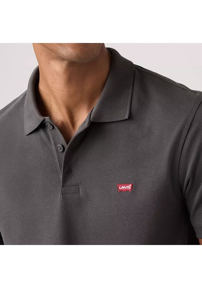 Levi's Erkek Housemark Gri Polo Yaka Gri T-shirt - 35883-0352