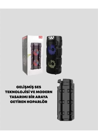 Home Kompakt Tasarım, Yüksek Ses Performansı Çoklu Giriş Seçenekli Kablosuz Hoparlör Bluetooth, U