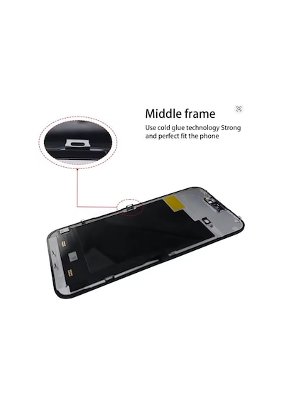 Apple iPhone Uyumlu 15 Pro Max A Kalite Ön Lcd Ekran Dokunmatik Sıvı Bandı Kırılmaz Tamir Seti Set