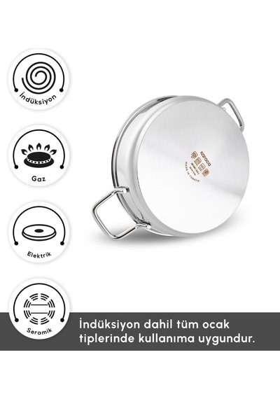 Karaca Powersteel 316+ Martha 15 Parça Tencere Seti Gümüş