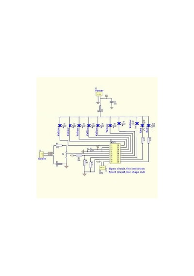 Lm3915 10 Led Vumetre Kit