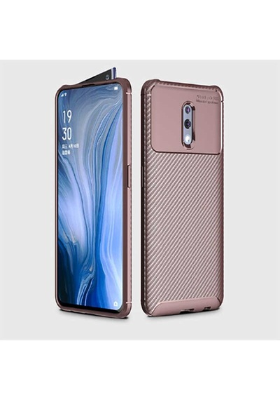 Oppo Reno Kılıf Zore Negro Silikon Kapak Siyah