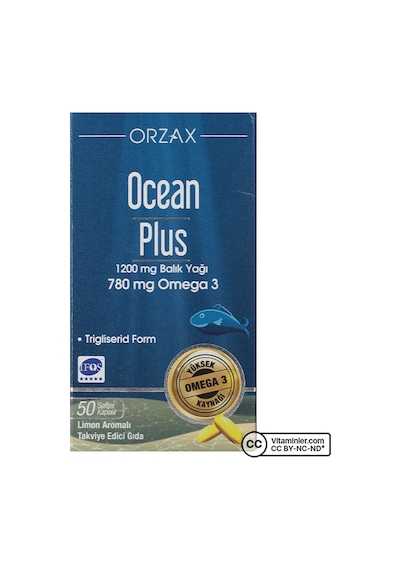 Ocean Plus 1200 Mg Balık Yağı 50 Kapsul