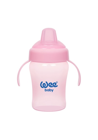 Wee Baby Colorful Akıtmaz Kulplu Antikolik Bardak Pembe 240 ML