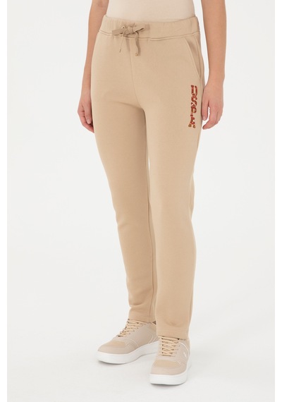 U.s. Polo Assn. Kadın Kum Eşofman Altı 50298597-vr085 KUM Kum