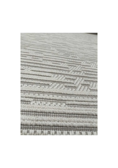 Denf Home İskandinav Sisal Loop Yumuşak Doku Özel Kesim Modern Salon Koridor Oturma Mutfak Halısı Kilim Yolluk Krem - Krem