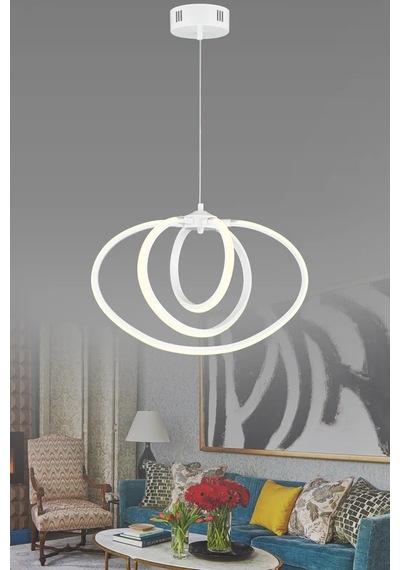 Jüpiter 3'lü Led Avize 2468-s97-5u-gx Beyaz