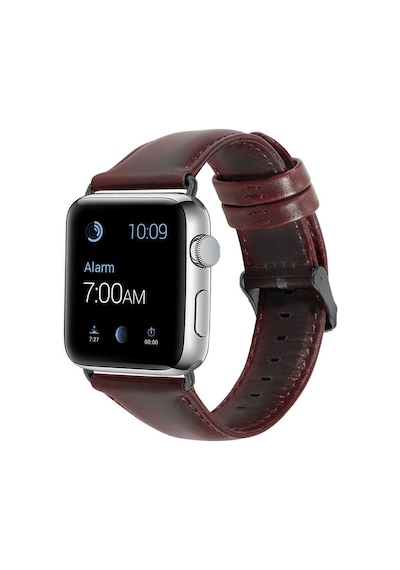 Apple Uyumlu  Watch Ultra 49 MM Kordon Luxury Leather Deri Strap Kordon