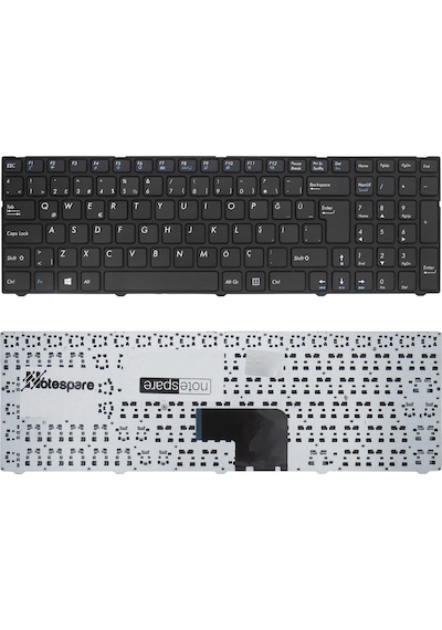 Casper Uyumlu C700, C710 Klavye Tr Siyah