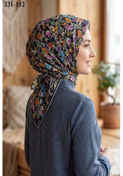 Locella Lo'cella Soft Pamuk Eşarp 331-112 Çok Renkli