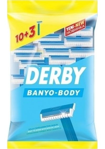 Derby Banyo Kullan-At Tıraş Bıçağı 13'lü