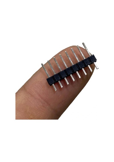 Erkek Pin Header 8 Pin 12mm 2.54mm 1x8 180 Tek Sıra