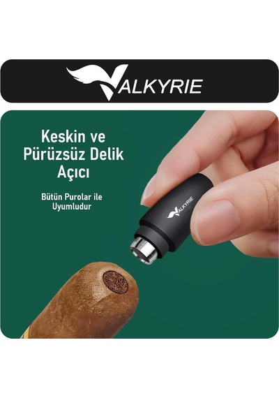 3'lü Puro Makası Seti Çift Bıçak, V-kesici Ve Punch Kesici
