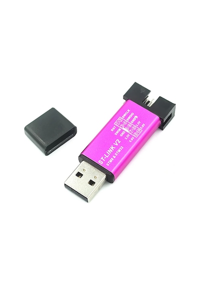 St-lınk V2 Mini -- Stlınk V2 Klon -- Metal Kutu -- Stm32 Arm Jtag Programlayıcı - St Link V2