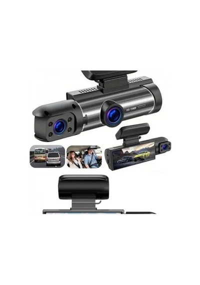 Black Box Traffic Recorder Çift Kameralı Araç Kamerası Ön Ve Arka Kameralı Full Hd 1296p