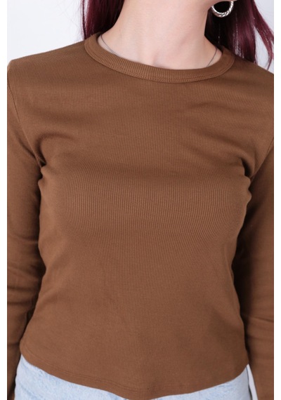Busem W0010820 Kadın Bluz Kahve