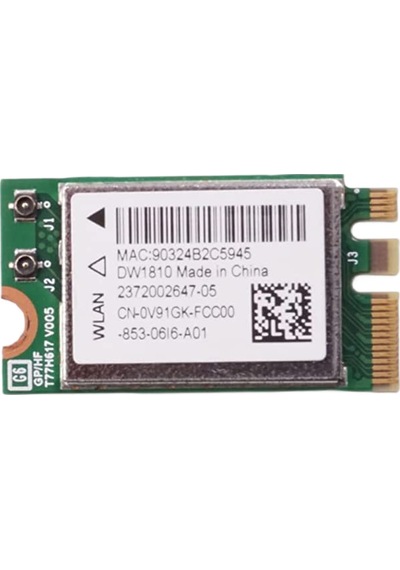 Dell Qualcomm DW1810 CN-0V91GK-FCC00 WiFi 802.11AC + Bluetooth
