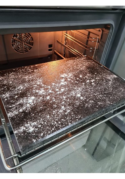 Ayrex Doğal Bazalt Fırın Taşı - Tam Fırın Boyutu 30x40cm - Pizza Tasi, Ekmek Tasi, Mangal Tasi