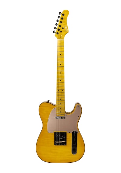 Luxars S-g27 Max Hb Telecaster Elektro Gitar Honey Burst