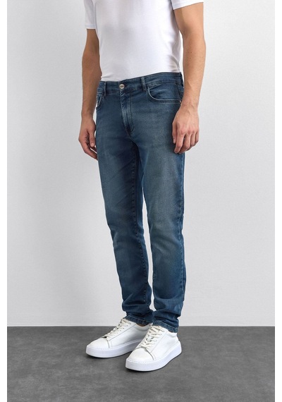Back And Bond Lacivert Slim Fit Denim Pantolon Çok Renkli