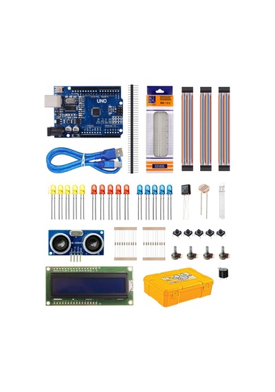 Arduino Uno 124 Parça Süper Başlangıç Seti Malzeme Kutulu