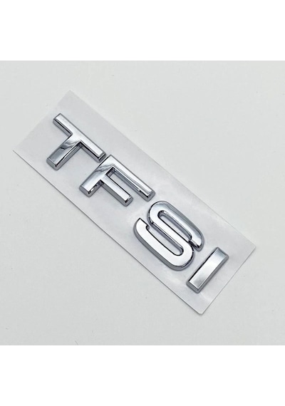 Audi A6 Serisi Uyumlu Tfsı Krom Bagaj Yazısı 3m 3d Abs