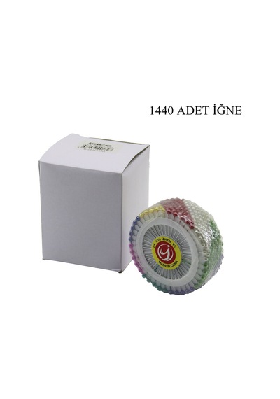 Yuvarlak Disk Standlı 1440 Adet Renkli Toplu Başörtü İğnesi 4801