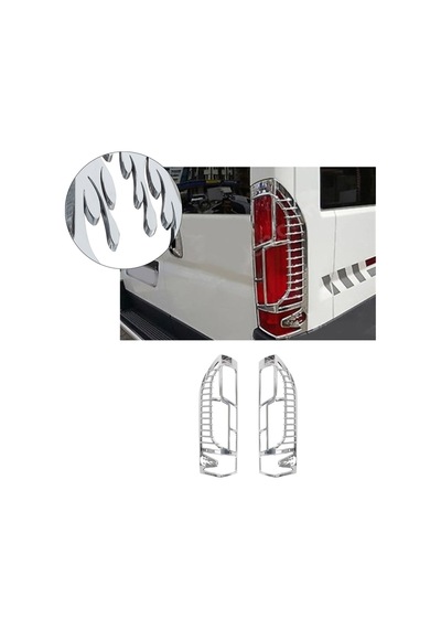Peugeot Boxer Uyumlu 2015 Ve Üzeri Stop Çerçevesi 2 Parça Abs Krom Kaplama