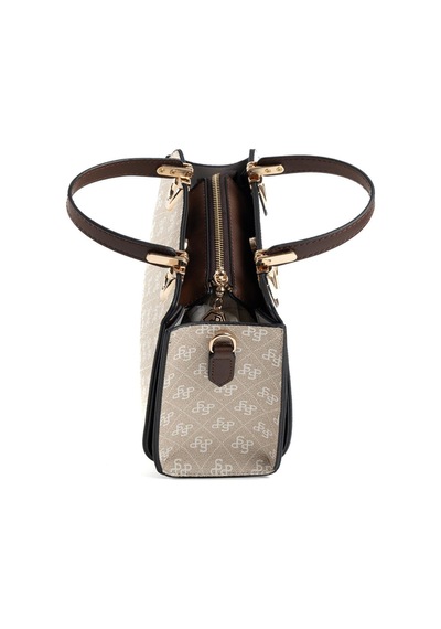 Silver Polo Sp1133 Kadın El Çantası Monogram Taş-kahve