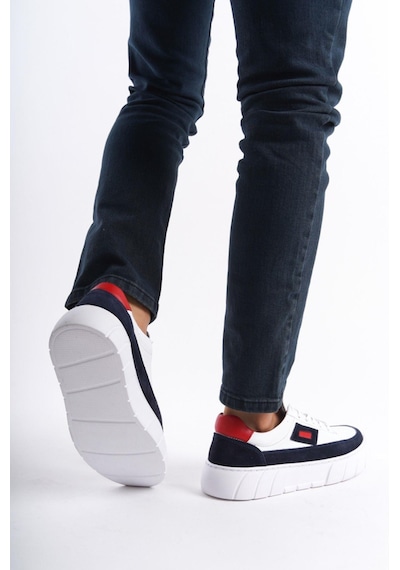 Mubiano Hakiki Deri Erkek Spor Ayakkabı & Sneaker Lacivert -mbkryd203-lcv Lacivert