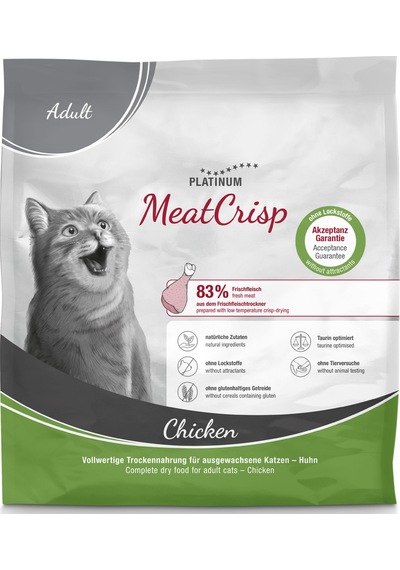 Platinum Meatcrisp Tavuklu Yetişkin Kedi Maması 400gr