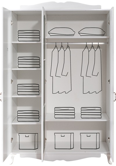 Ranza, Su Ranza Karyola Masa 3 Kapaklı Dolap + 2 Adet Comfort Yatak 90 X 190 CM