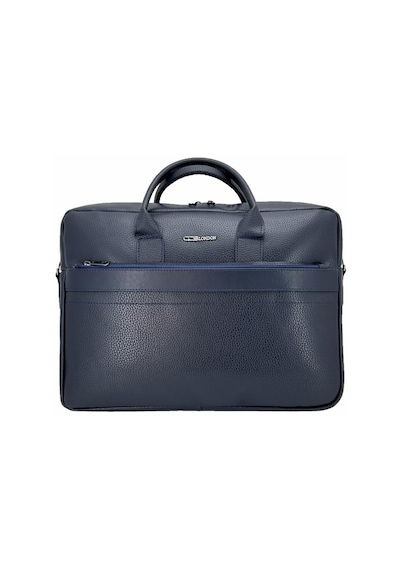 Ççs London 71450 Vegan Deri Laptop Evrak Çantası 15 İnç Lacivert Çok Renkli