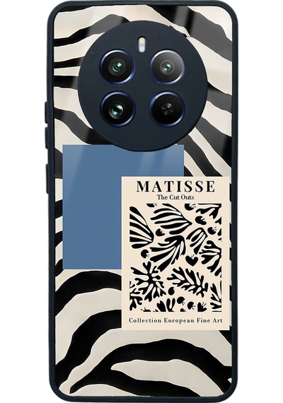 Oppo Realme 12 Zebra Matısse Tasarımlı Glossy Telefon Kılıfı Çok Renkli